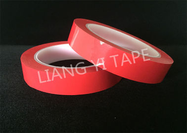 Băng keo acrylic màu đỏ nối băng keo với màng polyester Mylar